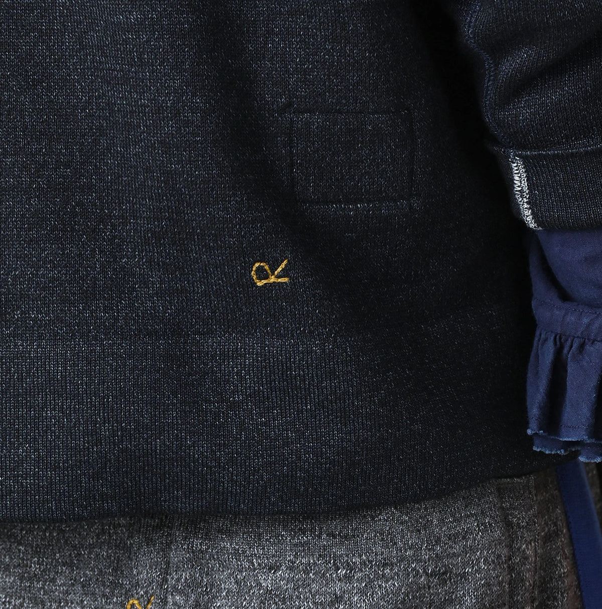 45R Indigo Supima Smooth 908 Cardigan - Image 13