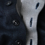 45R Indigo Supima Smooth 908 Cardigan