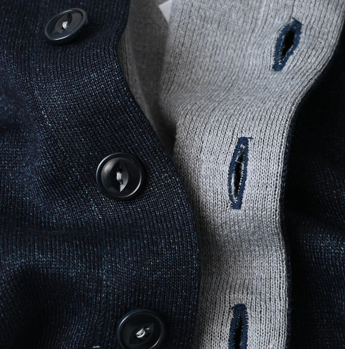 45R Indigo Supima Smooth 908 Cardigan - Image 17