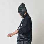 45R Indigo Supima Aspen Jacquard 908 Turtleneck