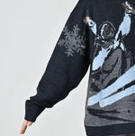 45R Indigo Supima Aspen Jacquard 908 Turtleneck