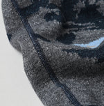 45R Indigo Supima Aspen Jacquard 908 Turtleneck