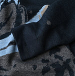 45R Indigo Supima Aspen Jacquard 908 Turtleneck