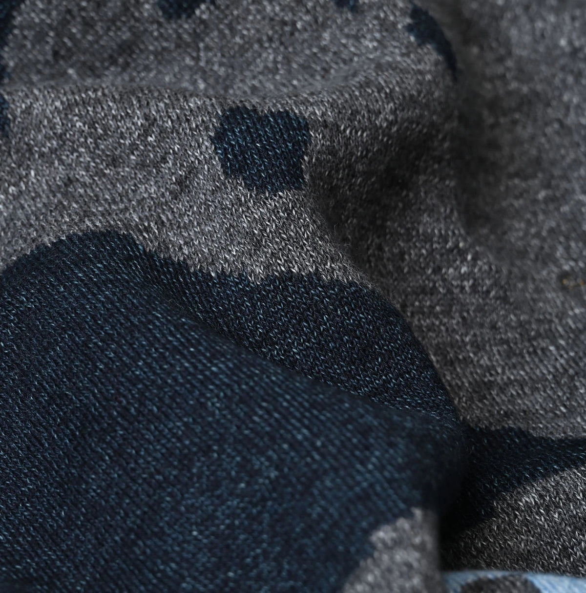 45R Indigo Supima Aspen Jacquard 908 Turtleneck - Image 24