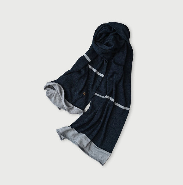 45R Indigo Super Gauze Muffler
