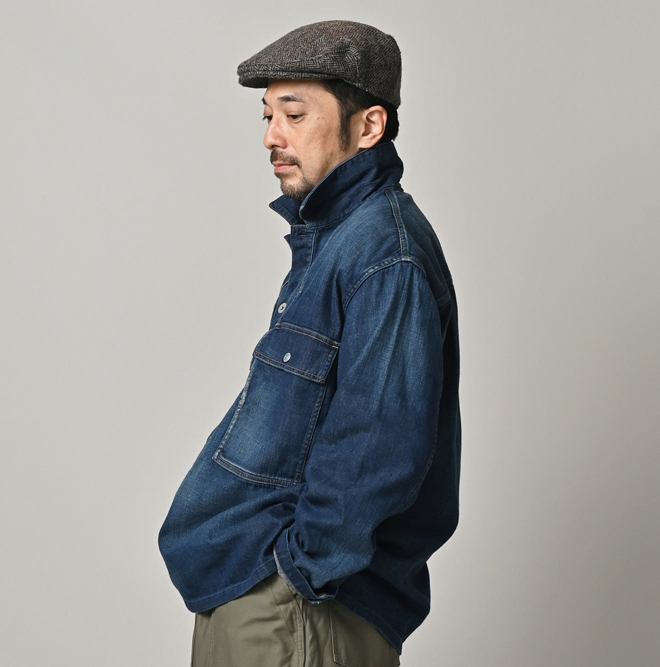 45R 45 Petit Denim Bush Shirt Distressed - Image 5