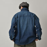 45R 45 Petit Denim Bush Shirt Distressed