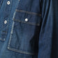 45R 45 Petit Denim Bush Shirt Distressed