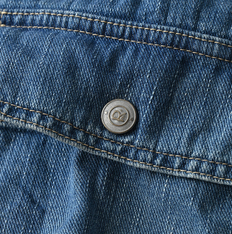 45R 45 Petit Denim Bush Shirt Distressed - Image 20