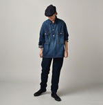 45R 45 Petit Denim Bush Shirt Distressed