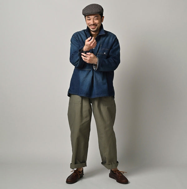 45R 45 Petit Denim Bush Shirt Distressed