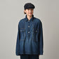 45R 45 Petit Denim Bush Shirt Distressed