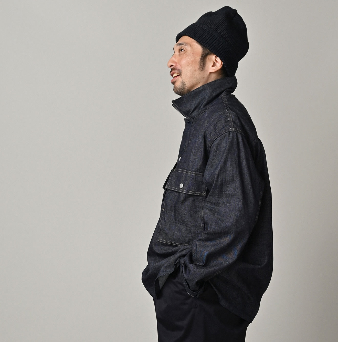 45R 45 Petit Denim Bush Shirt - Image 8