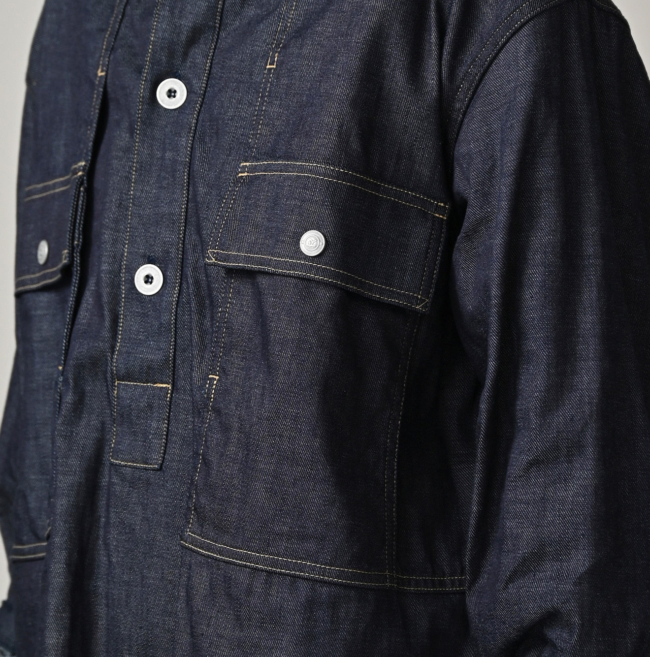 45R 45 Petit Denim Bush Shirt - Image 11