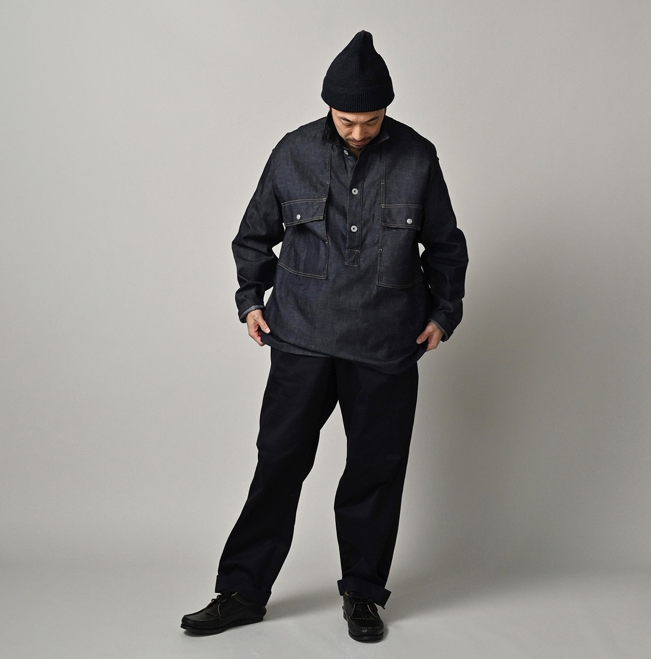 45R 45 Petit Denim Bush Shirt