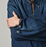 45R 45 Petit Denim Duffer Shirt Distressed