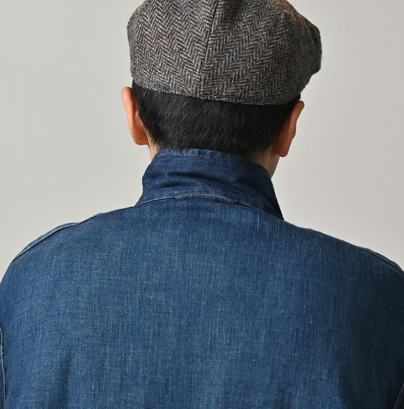 45R 45 Petit Denim Duffer Shirt Distressed - Image 15