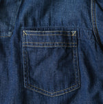 45R 45 Petit Denim Duffer Shirt Distressed
