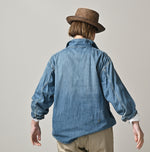 45R 45 Petit Denim Duffer Shirt Distressed