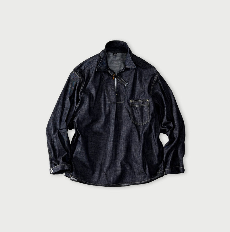 45R 45 Petit Denim Duffer Shirt