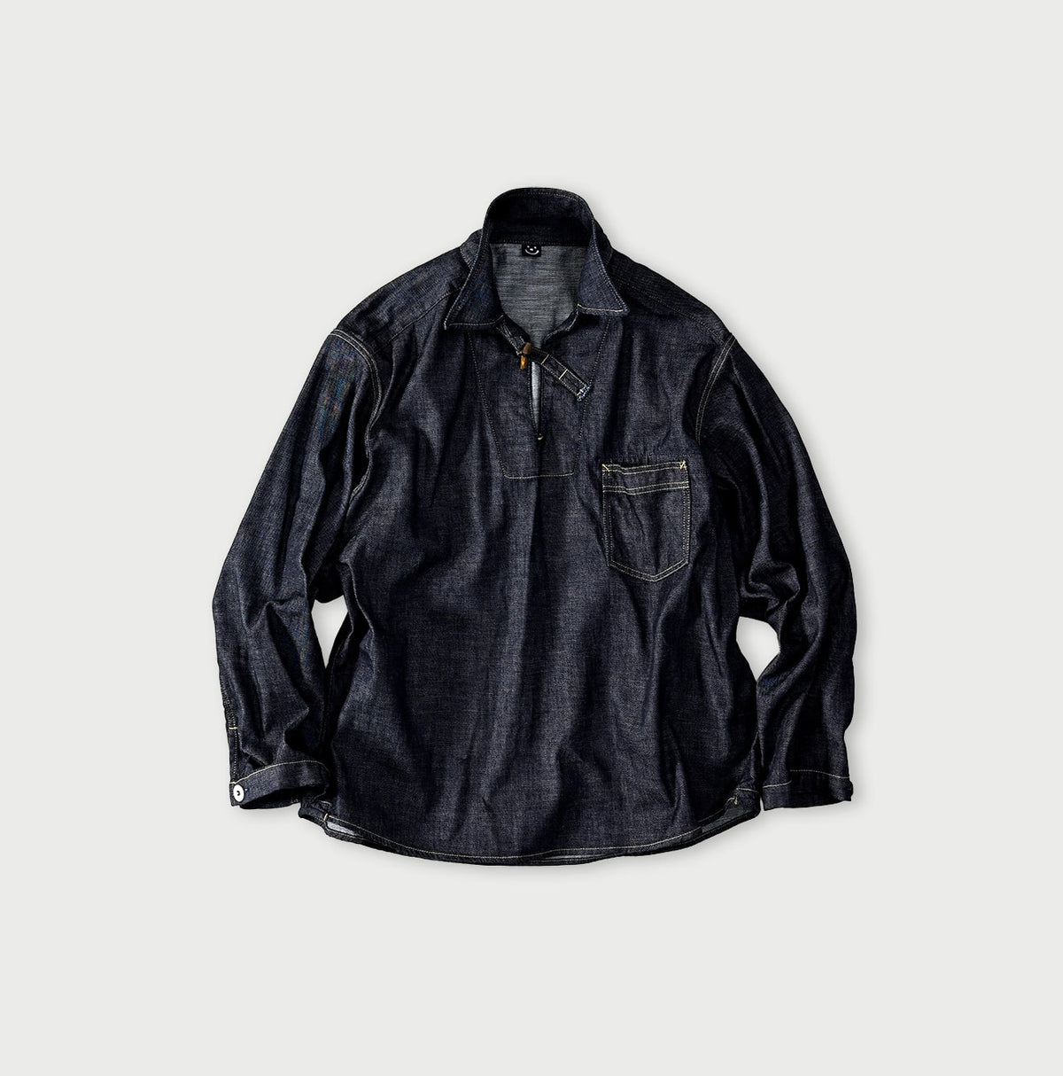 45R 45 Petit Denim Duffer Shirt