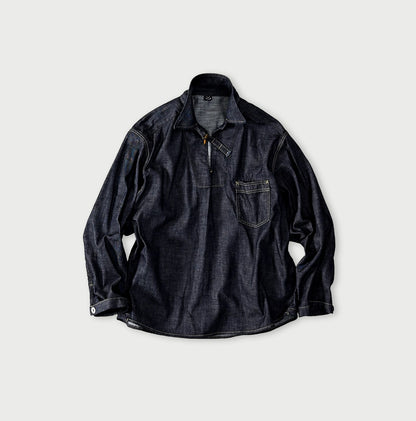 45R 45 Petit Denim Duffer Shirt