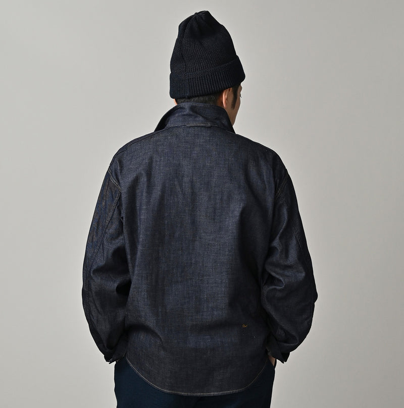 45R 45 Petit Denim Duffer Shirt