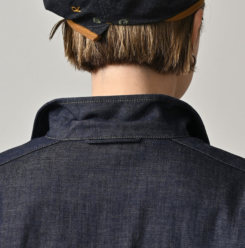 45R 45 Petit Denim Duffer Shirt