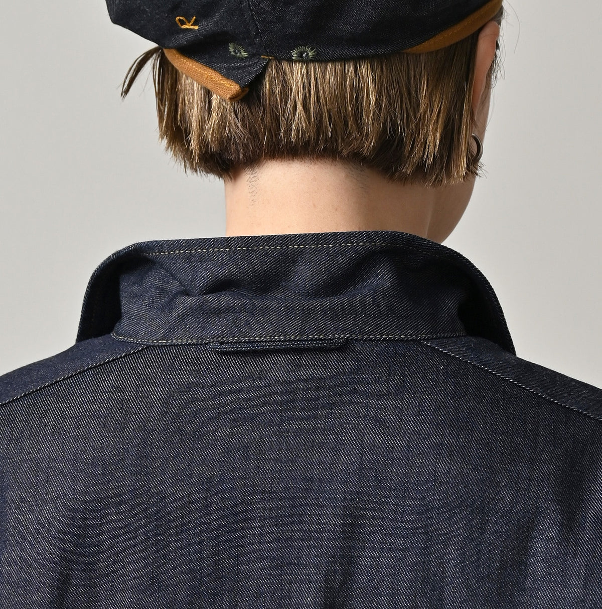 45R 45 Petit Denim Duffer Shirt