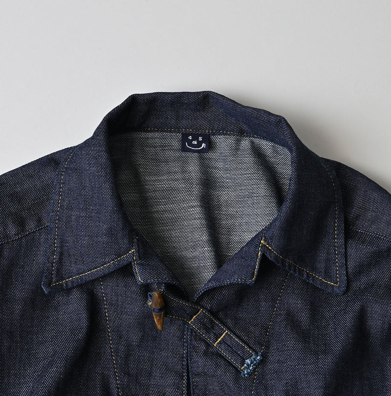 45R 45 Petit Denim Duffer Shirt
