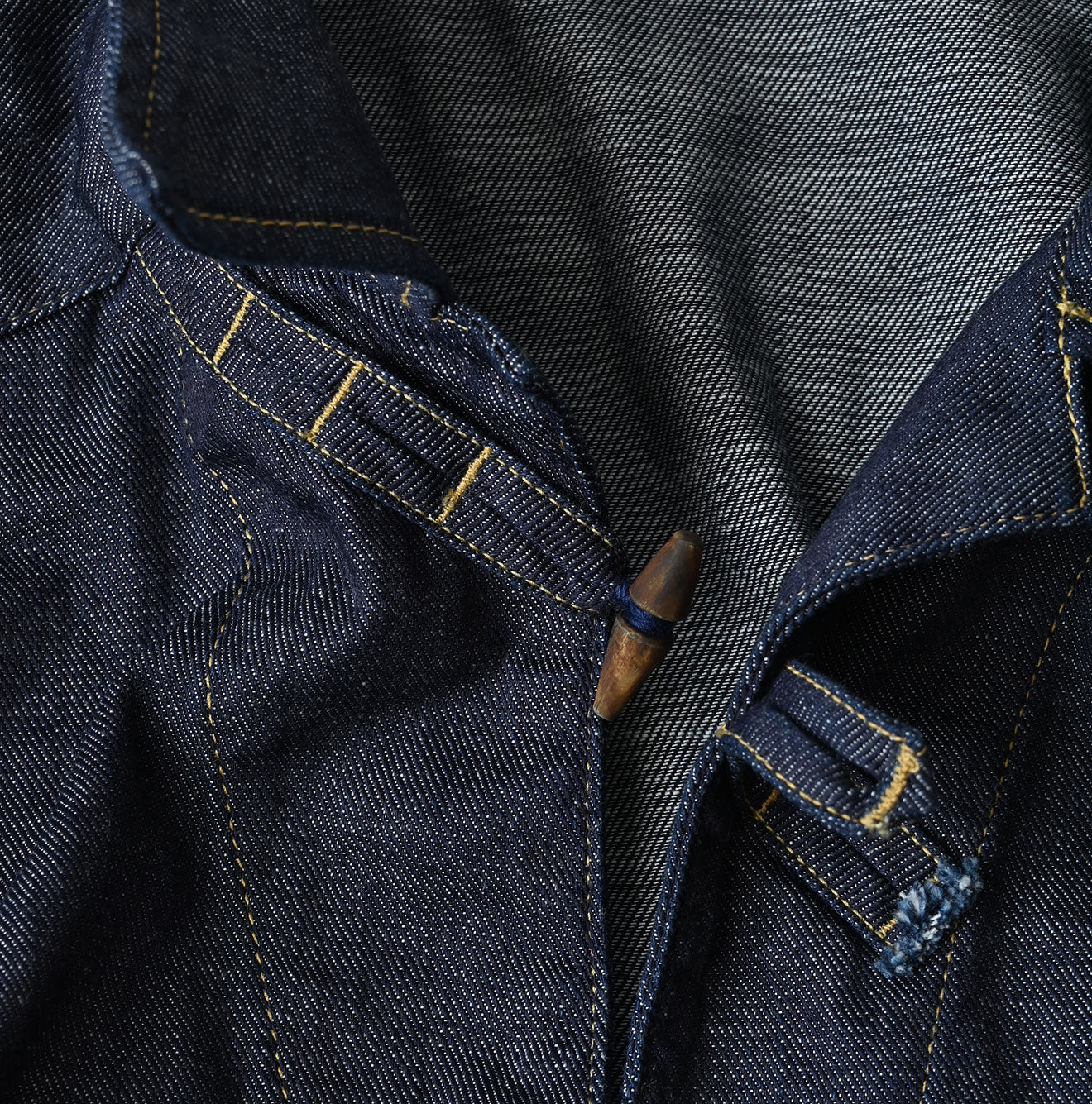 45R 45 Petit Denim Duffer Shirt