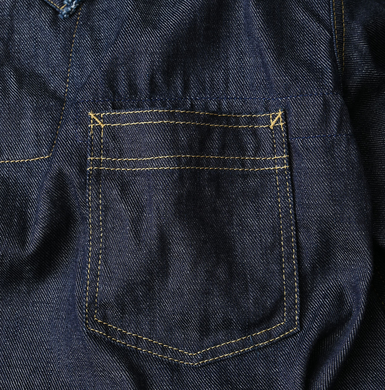45R 45 Petit Denim Duffer Shirt