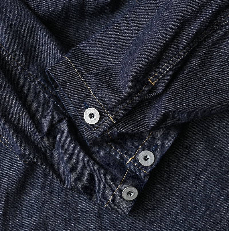 45R 45 Petit Denim Duffer Shirt