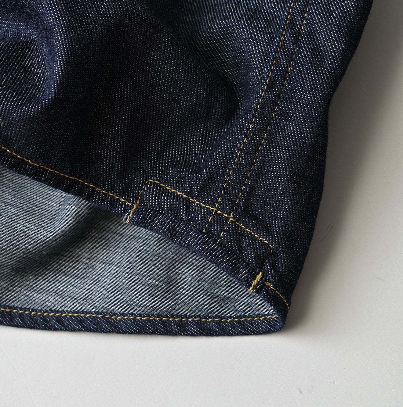 45R 45 Petit Denim Duffer Shirt