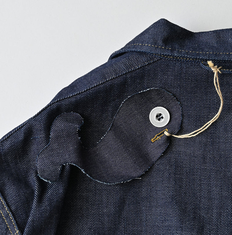 45R 45 Petit Denim Duffer Shirt