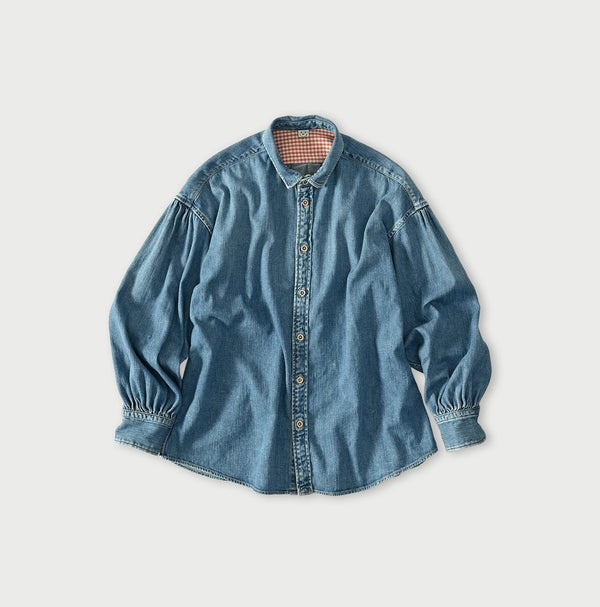 45R 45 Petit Denim Coupe Shirt Distressed