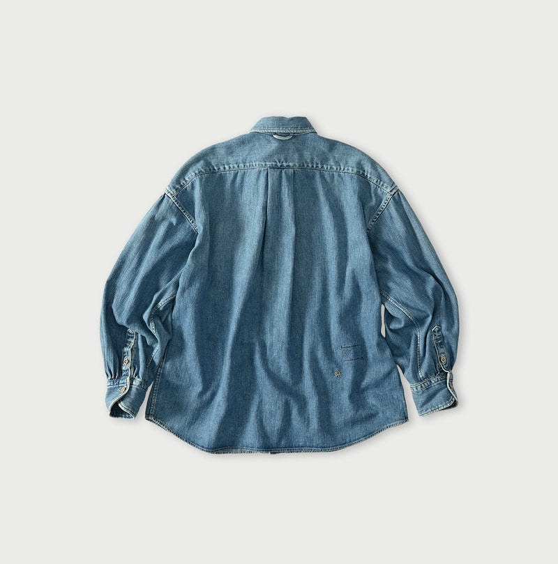 45R 45 Petit Denim Coupe Shirt Distressed