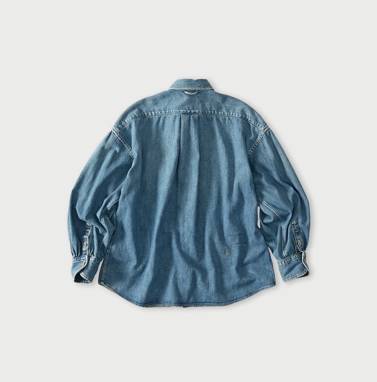 45R 45 Petit Denim Coupe Shirt Distressed