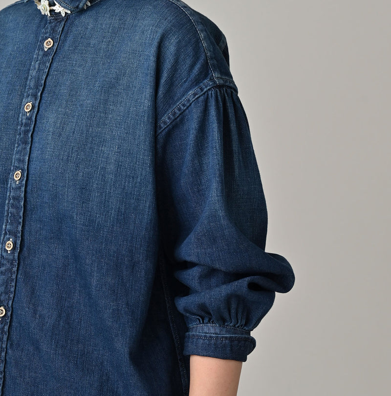 45R 45 Petit Denim Coupe Shirt Distressed