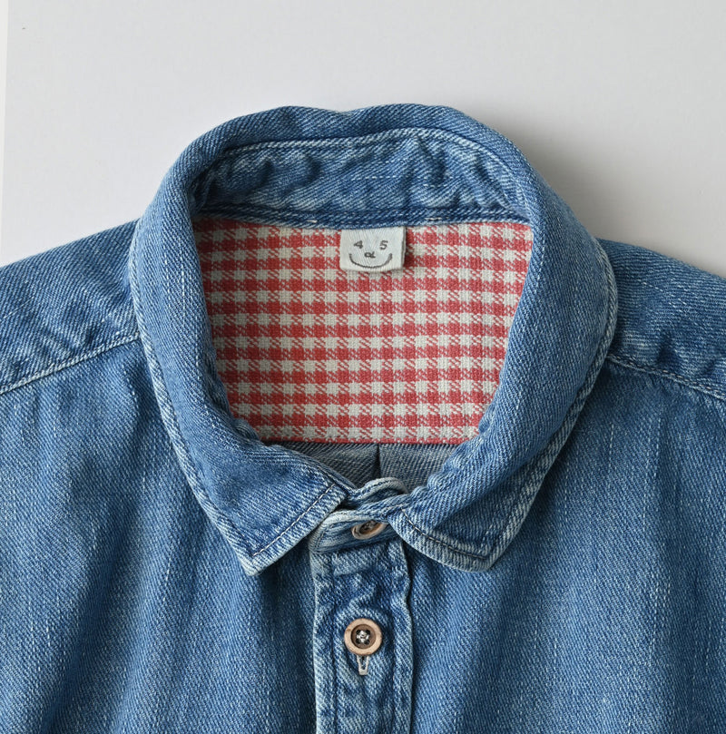 45R 45 Petit Denim Coupe Shirt Distressed
