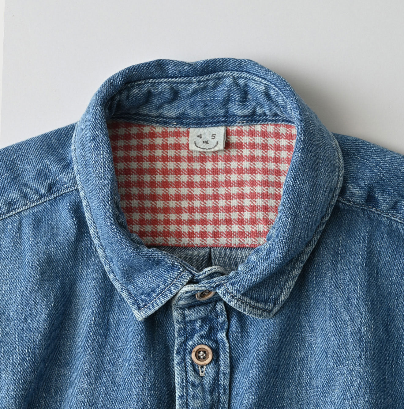45R 45 Petit Denim Coupe Shirt Distressed