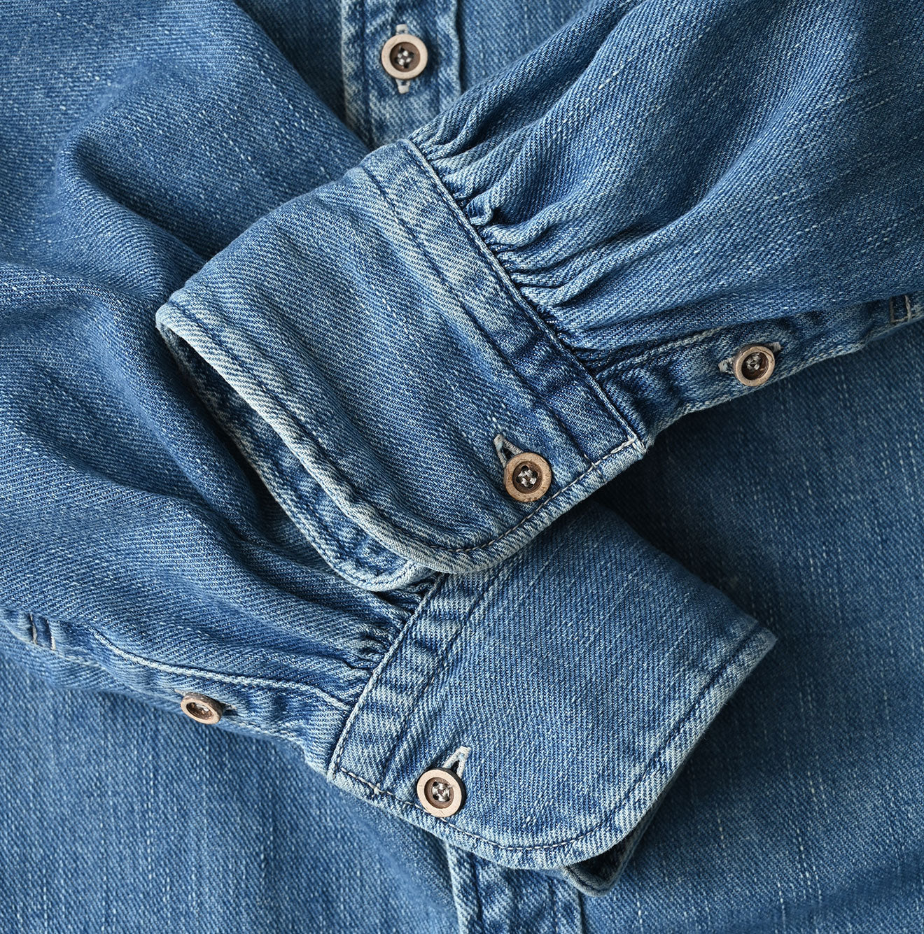 45R 45 Petit Denim Coupe Shirt Distressed