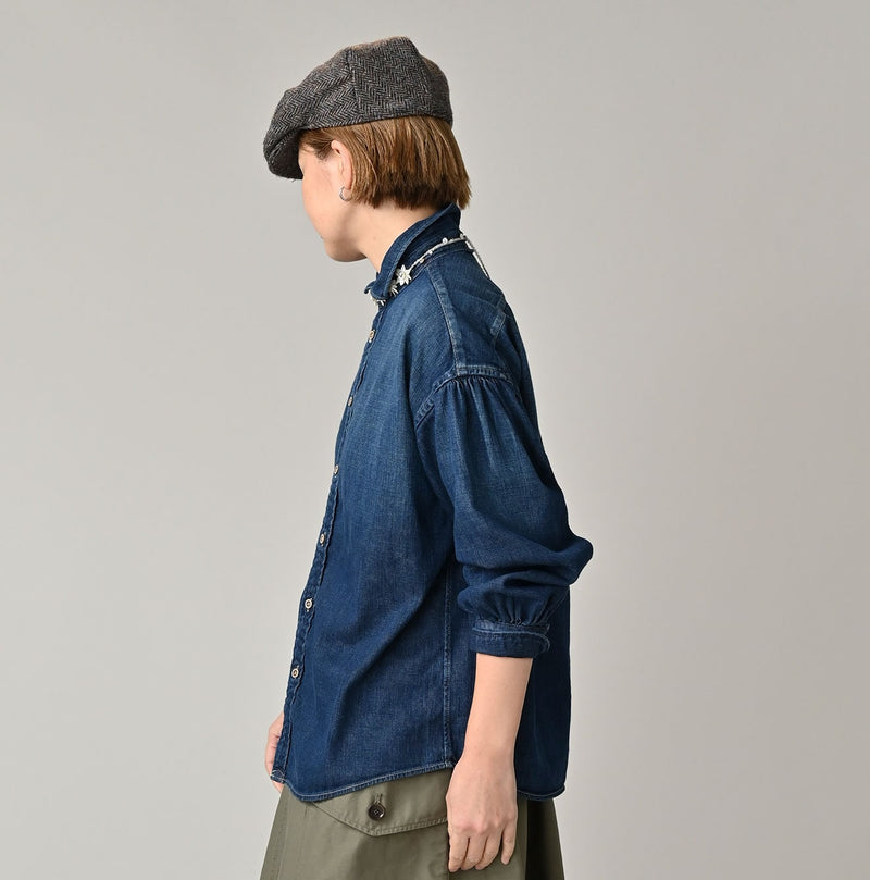 45R 45 Petit Denim Coupe Shirt Distressed