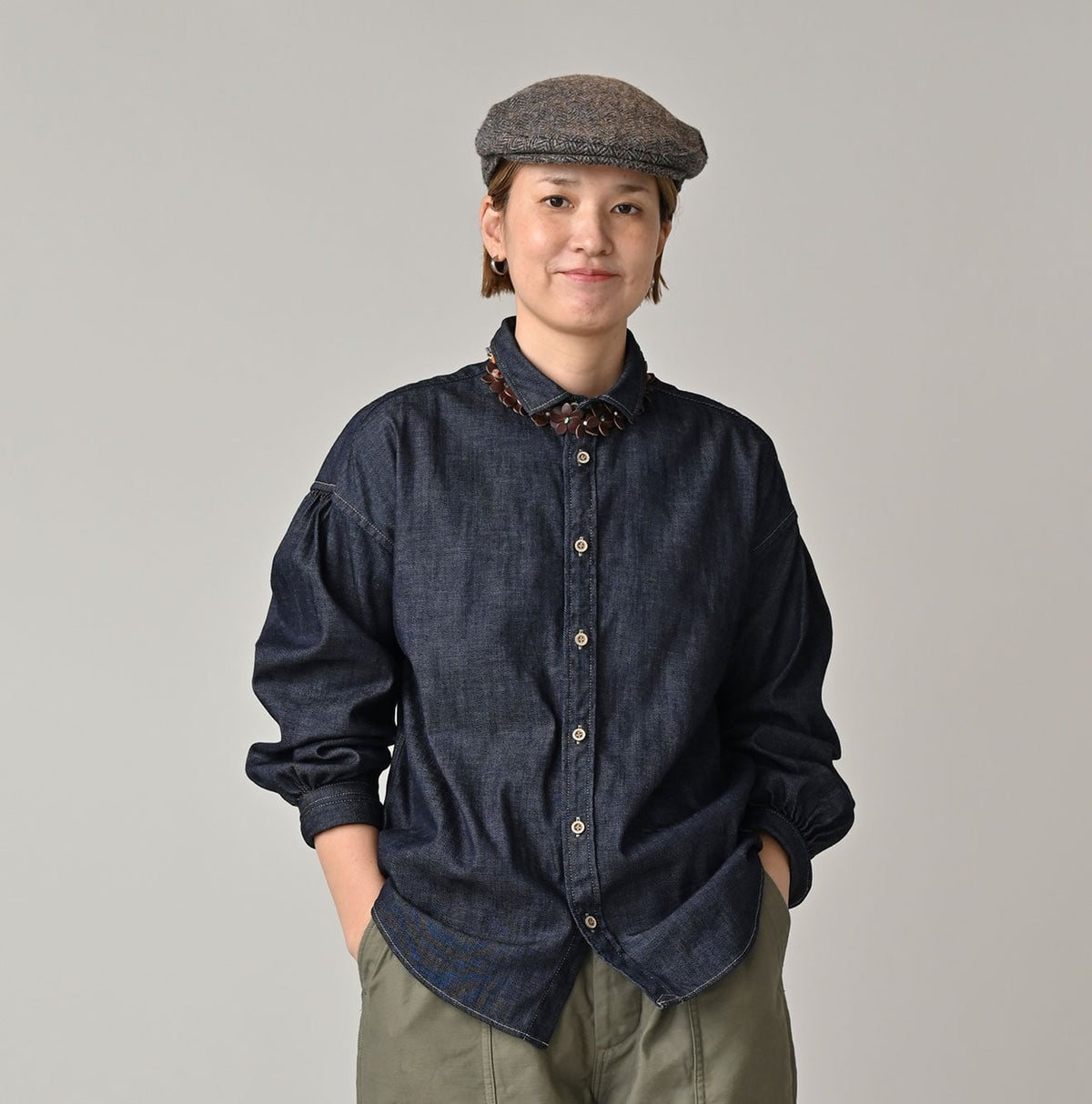 45R 45 Petit Denim Coupe Shirt