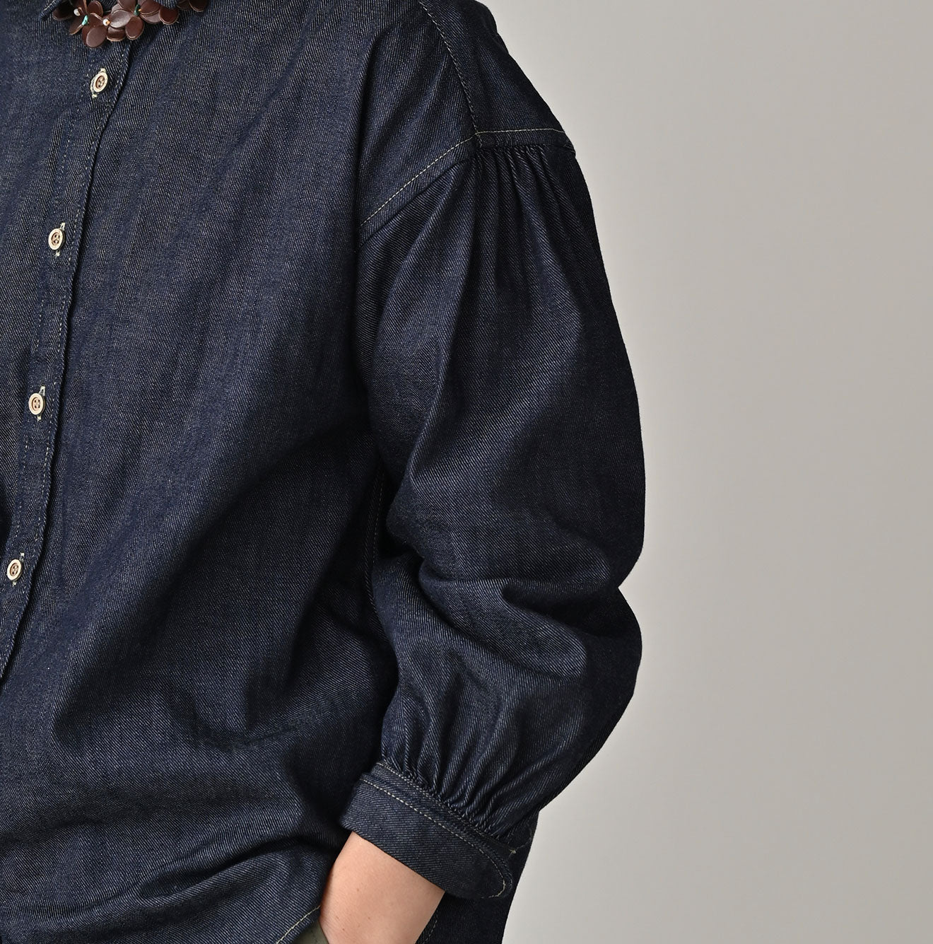 45R 45 Petit Denim Coupe Shirt