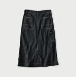 45R Mugihiko Denim Painter Skirt Nou