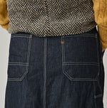 45R Mugihiko Denim Painter Skirt Nou