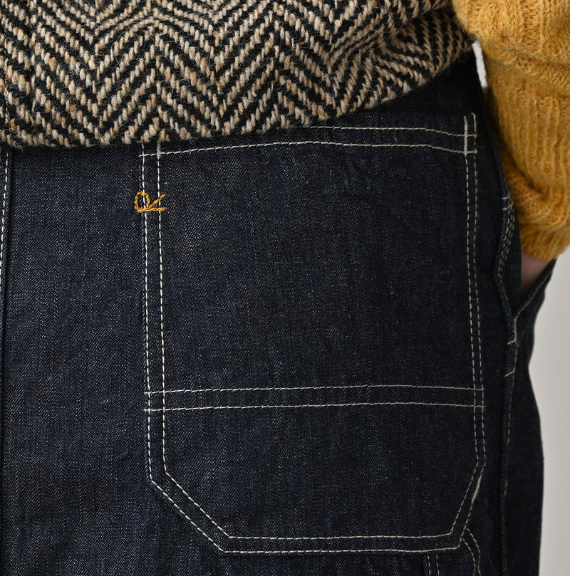 45R Mugihiko Denim Painter Skirt Nou - Image 10