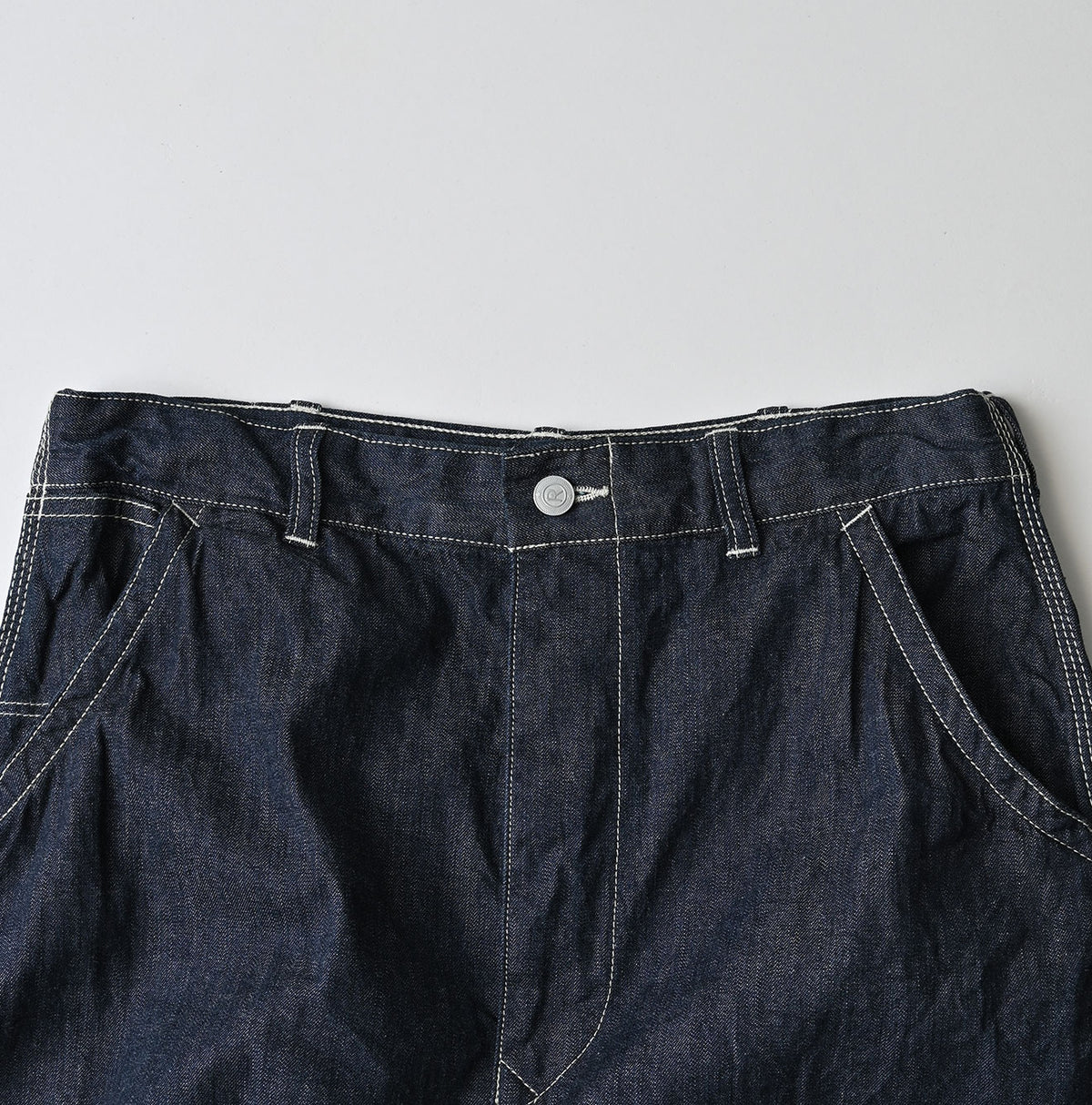 45R Mugihiko Denim Painter Skirt Nou