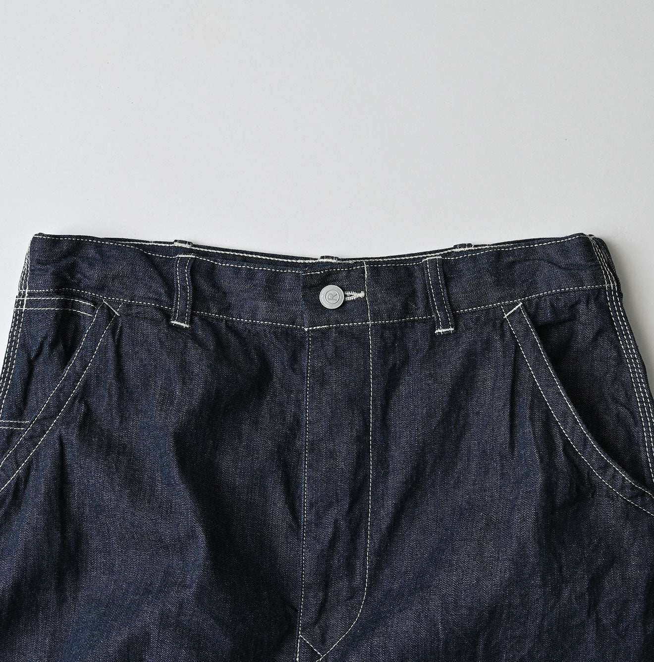 45R Mugihiko Denim Painter Skirt Nou - Image 12